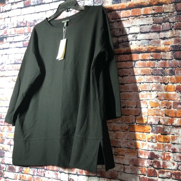 Eileen Fisher Black Tunic - Picture 4 of 7